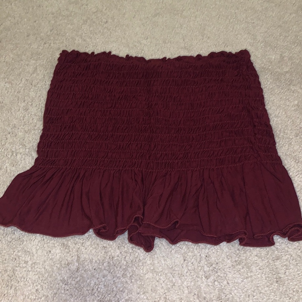 Ruffle tube top